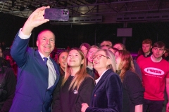 6-2-25
Pictured at the largest ever I Wish Showcase, held today, Thursday at the RDS in Dublin  was An Taoiseach , Micheal Martin TD, along with former EU Commissioner Mairead McGuinness meeting students.
The showcase saw 4,000 female students gather to be inspired to pursue a career in Science, Technology, Engineering, or Maths (STEM). Today’s event — the largest I Wish Showcase to date — was officially opened by Taoiseach, Micheál Martin. 
With 45% of girls citing a lack of access to female role models as a barrier to STEM careers according to a recent I Wish survey, 46 speakers engaged directly with students at the all-island event, showcasing the power of visible role models in shaping aspirations and breaking barriers. Among them were Olympic sprint star Phil Healy; Olympic rower Zoe Hyde; Olympic relay star and Deloitte’s Strategic Project Lead, Claire Dunne (née Bergin); and international rally driver Aoife Rafferty, who shared their journeys of perseverance, ambition and success. 
This year’s event also features the largest-ever exhibition hall, with over 30 exhibitors from leading Irish and global companies and organisations showcasing exciting STEM career opportunities. Highlights included the Sport Innovation Hub in collaboration with Sport Ireland’s HER Moves campaign, where students explored how technology is transforming sports through interactive activities like rowing machines, reaction boards and jersey design stations. The Food Science Hub, led by Carbery, Kerry Group and Dawn Meats, demonstrated STEM’s impact on the food industry with machine learning tools, cheese-making tasks and problem-solving games.  
I Wish, a multi-award-winning programme showcasing the power of STEM to female students in Ireland and across the globe, has held its renowned annual Showcase since 2015, engaging with over 65,000 students in this time, hosting over 1,000 speakers, and partnering with over 130 industry leaders. 
 Pic:Naoise Culhane - no fee