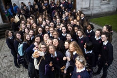 CMK 07 02 2019REPRO FREE NO FEEStudents from Colaiste na Toirbhirte pictured at the first day of I Wish 2019 at Cork City Hall. The I Wish showcase inspires Transition Year girls to consider taking STEM subjects to Leaving Cert level, college or university, and beyond. Six thousand girls are attending this year's event across four days in Cork and DublinPicture Clare KeoghFurther InformationCiara McDonaghHealy Communications086 3946163